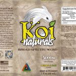 Koi Naturals Lemon Lime Broad Spectrum CBD Oil Tincture 60mL