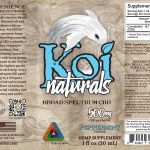 Koi Naturals Peppermint Broad Spectrum Hemp Extract CBD Oil Tincture 30mL
