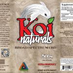Koi Naturals Strawberry Broad Spectrum Hemp Extract CBD Oil Tincture 60mL