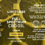 Limitless CBD Full Spectrum Oil Tincture 1oz 1000mg