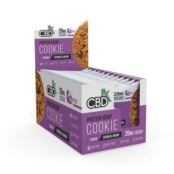 Cbdfx Protein Cookie Oatmeal Raisin Refill
