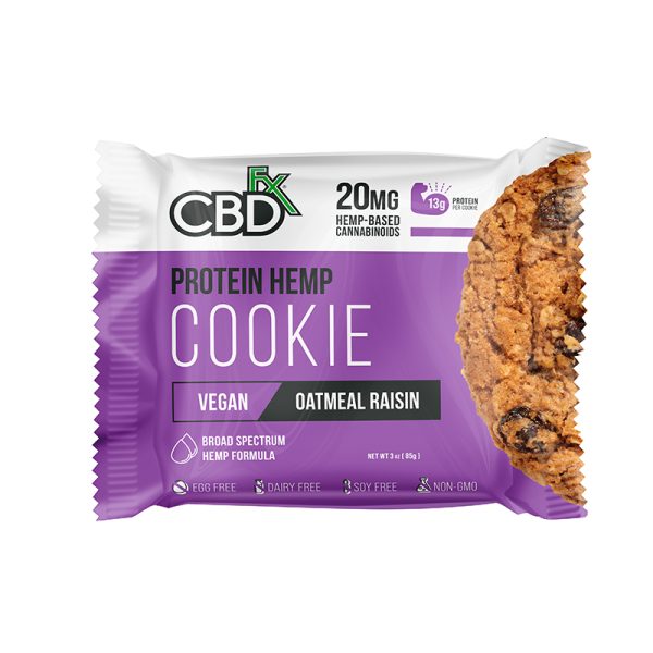Cbdfx Protein Cookie Oatmeal Raisin