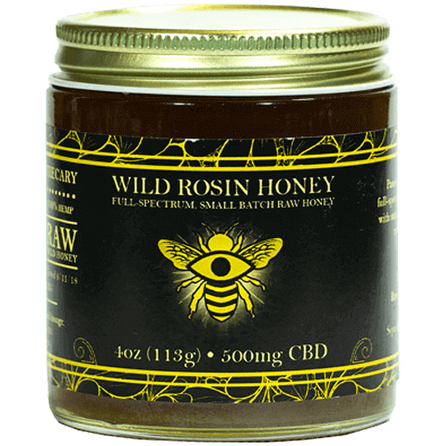 The Brothers Apothecary Wild Rosin CBD Honey 500MG