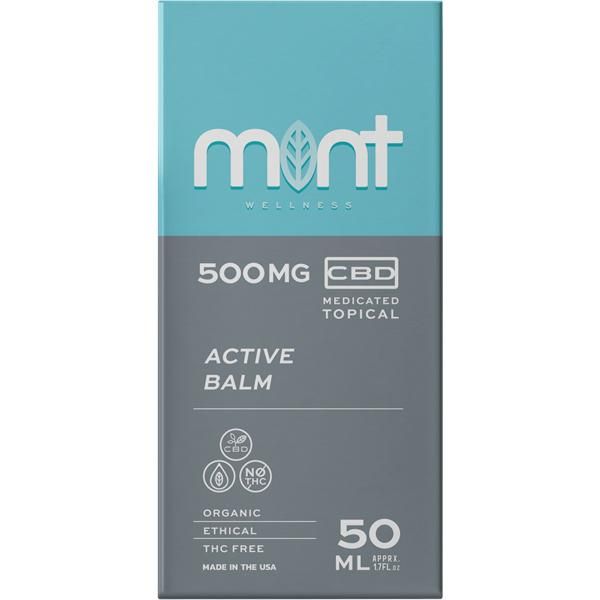Mint Active Cbd Topical Balm 500MG