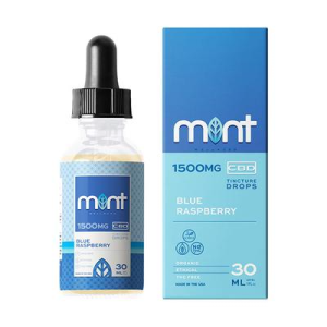 Mint Wellness CBD- Tincture Blue Raspberry 1500MG