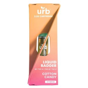 URB Liquid Badder D8THCATHCBTHCP 2.2G Cartridge Cotton Candy