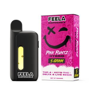 Feela THC-A Live Resin Disposable 5g PINK RUNTZ