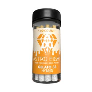 Astro Eight THC-A Liquid Diamonds Pre-Roll Gelato 33