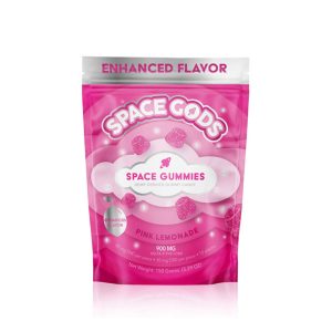 Space Gods Delta-9 THCCBD Space Gummies – 900MG Pink Lemonade