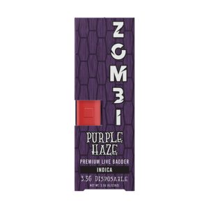 Zombi Live Badder Disposable - 3.5G Purple Haze