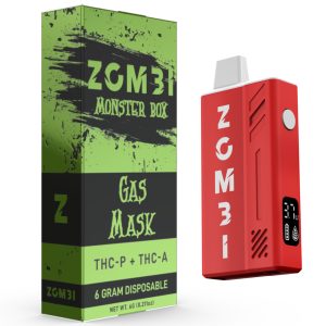 Zombi Monster Box THC-ATHC-P Disposable - 6G Gas Mask