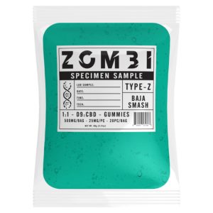 Zombi Specimen Sample Type Z Delta-9 CBD Gummies - 500MG Baja Smash