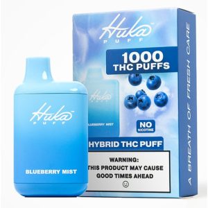 Huka Puff THC-PHHC Hybrid THC Disposable – 1000 Puffs Blueberry Mist