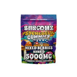 Shroomz Psychedelic THC Liquid Diamond Gummies – 5000MGmixed berry hybrid