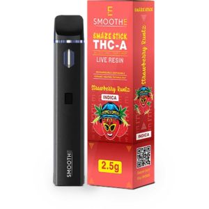 Smoothe Smaze Stick THC-A Disposable - 2.5G Strawberry Runtz