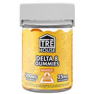 TRĒ House Delta-8 Gummies 20ct Mango - 500MG